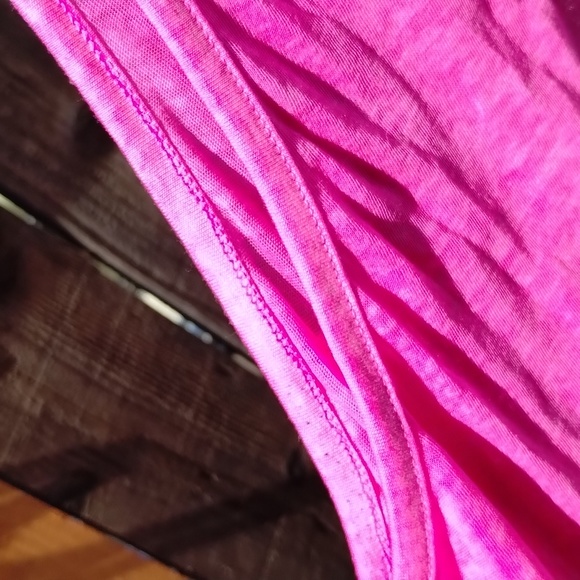 Athleta Pocket Front Burn Out Hot Pink Active Tank Top - Picture 10 of 15